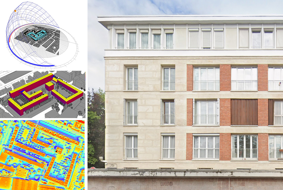 projet  Etude de confort d'été et analyse des protections solaires existantes