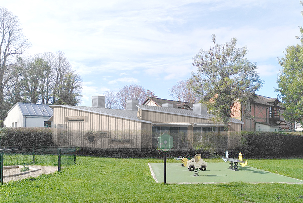 projet  Insertion du projet depuis le parc Arthur Clark