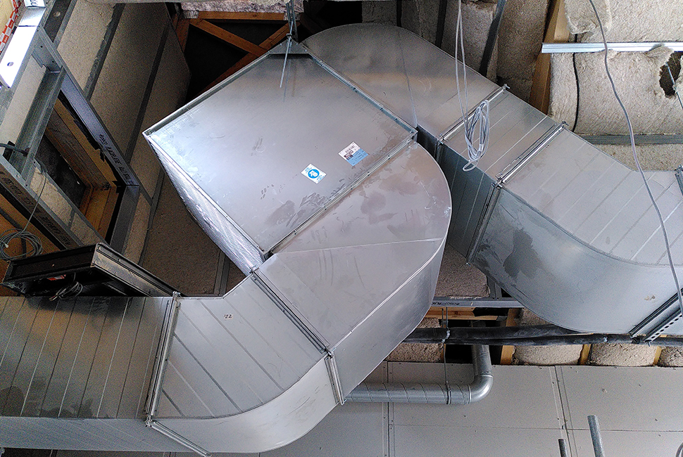 projet  Echangeur thermique de la ventilation naturelle double-flux